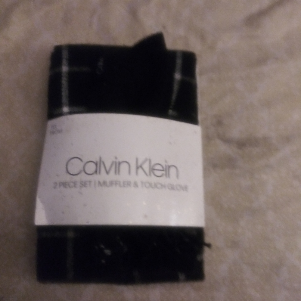 Calvin Klein Gloves and muffler